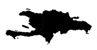 Kiskeya island silhouette